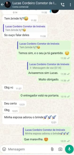 Conversa de atendimento publicada pela Nordeste Gás, registro 6.